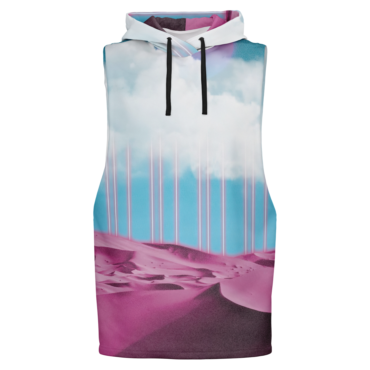 Electric Desert Sleeveless Hoodie