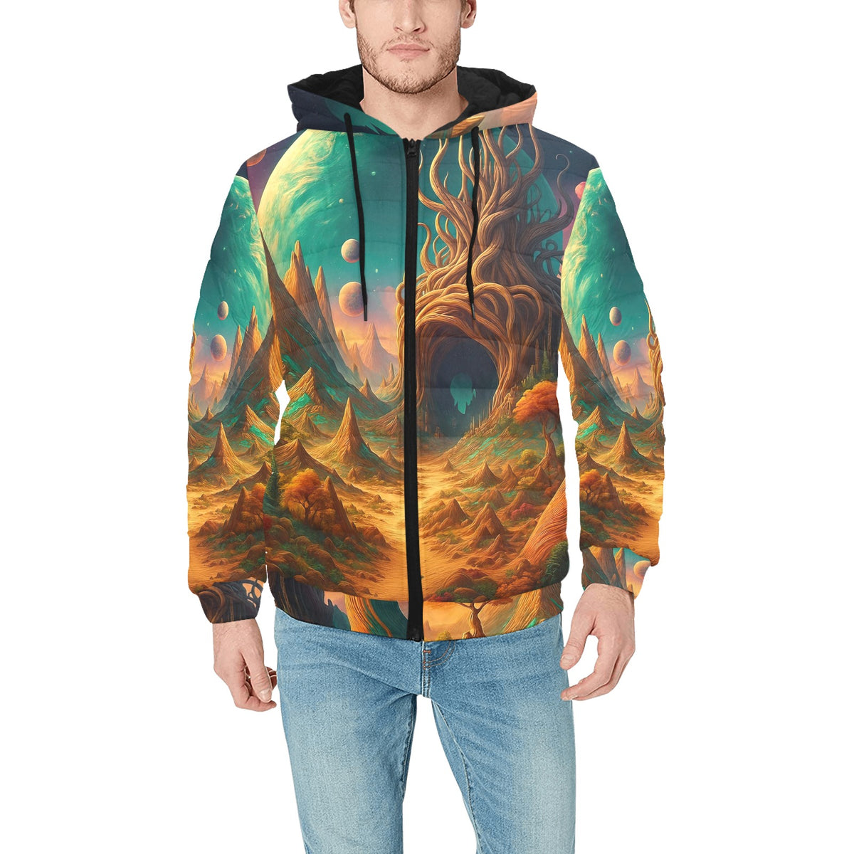 Cosmic Mirage Puffer Jacket