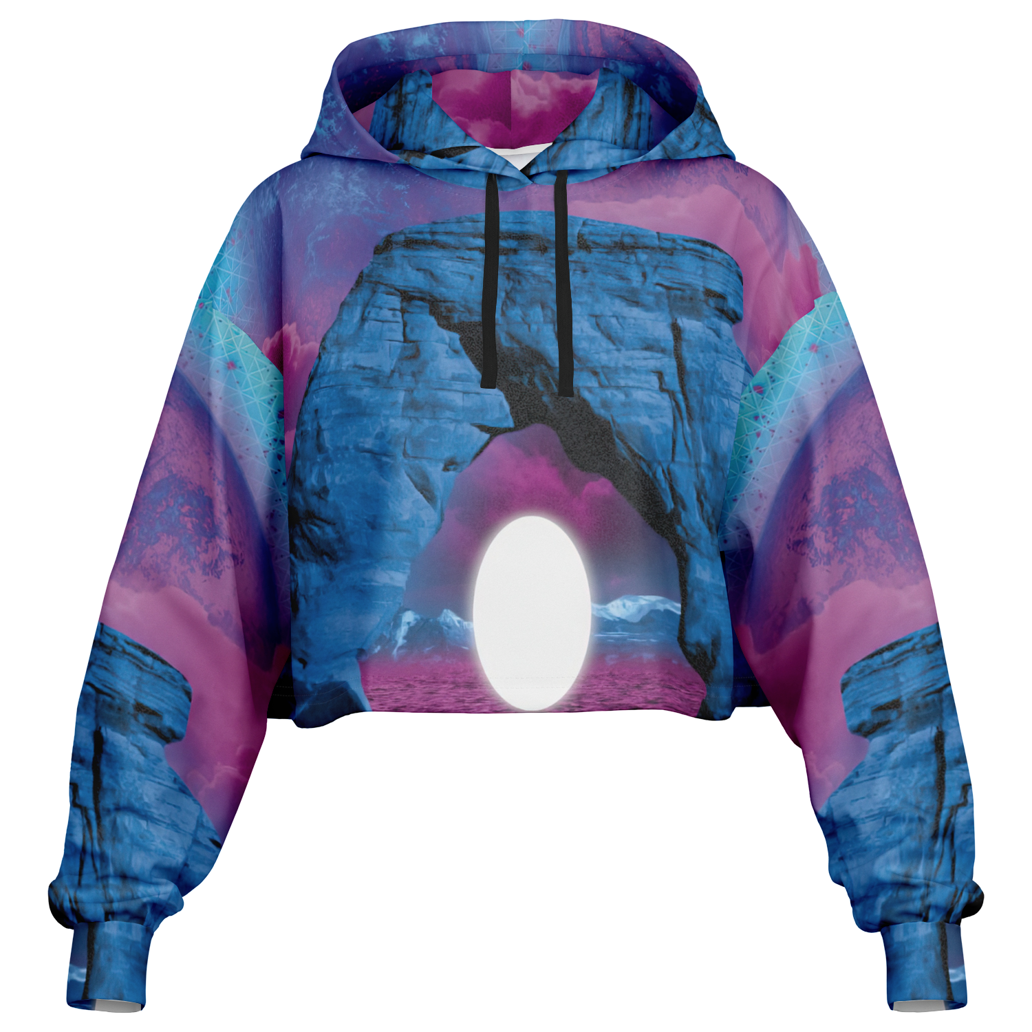 The Visitor Cropped Hoodie