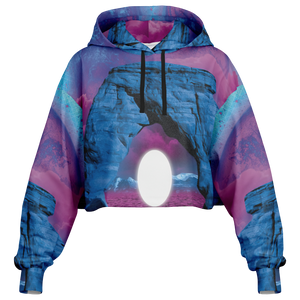 The Visitor Cropped Hoodie