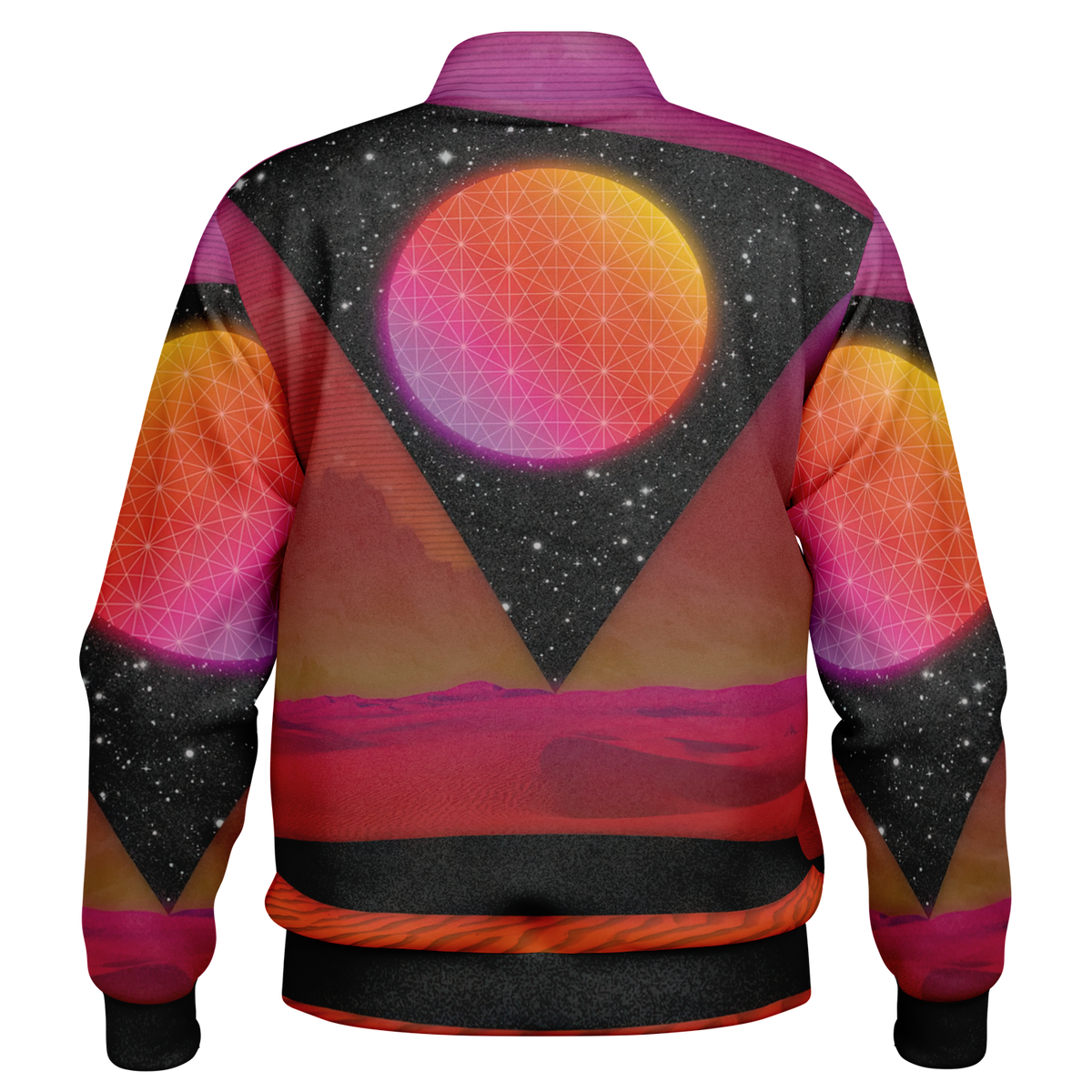 Desert Continuum Varsity Jacket