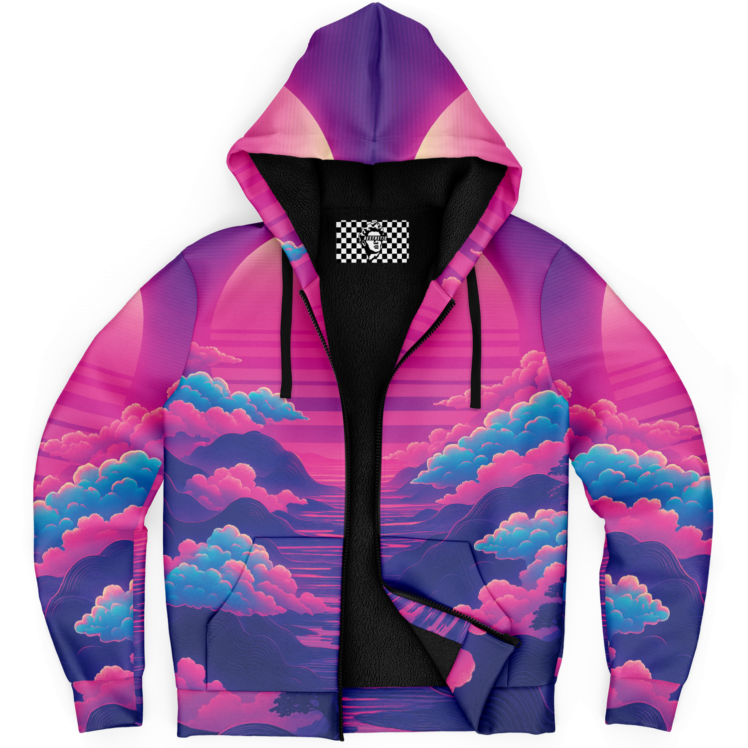 Duskwave Sherpa Hoodie