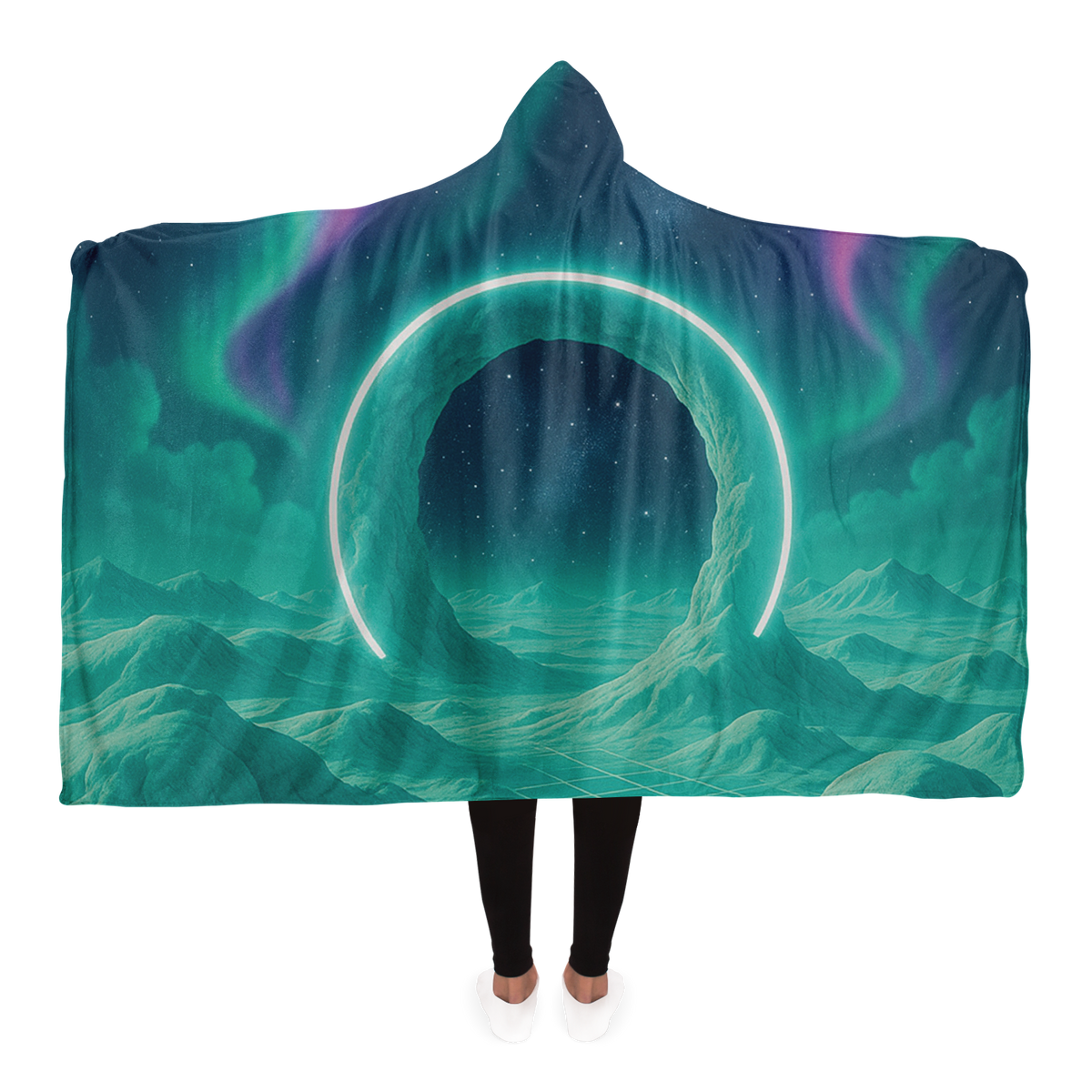 Astral Gateway Hooded Blanket