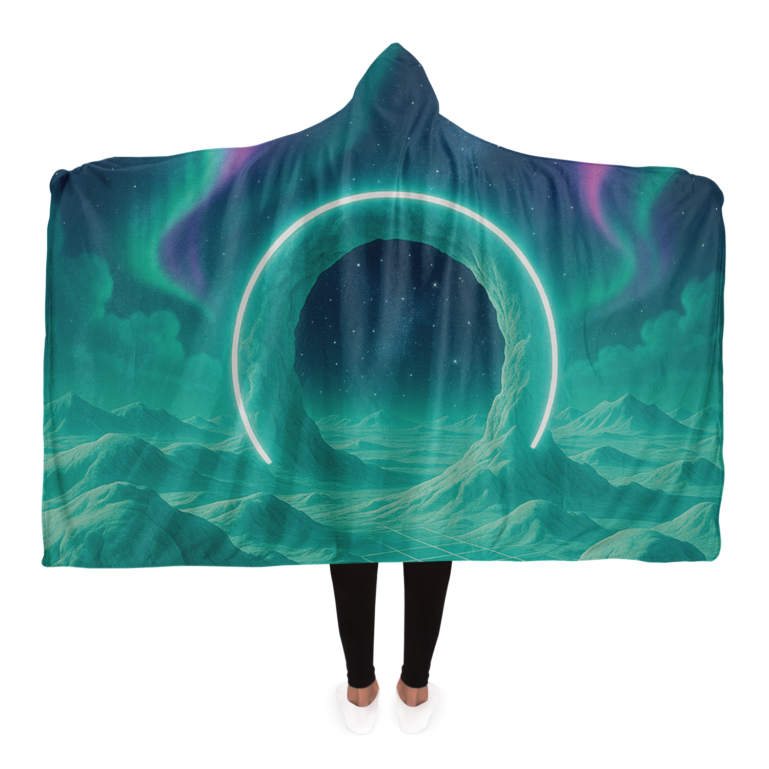 Astral Gateway Hooded Blanket