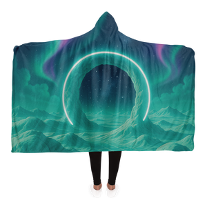 Astral Gateway Hooded Blanket