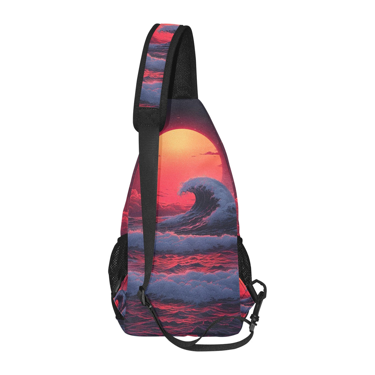 The Synthwave off Kanagawa Sling Bag