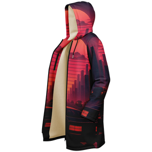 Nightfall Zip Up Cloak (White Fur)
