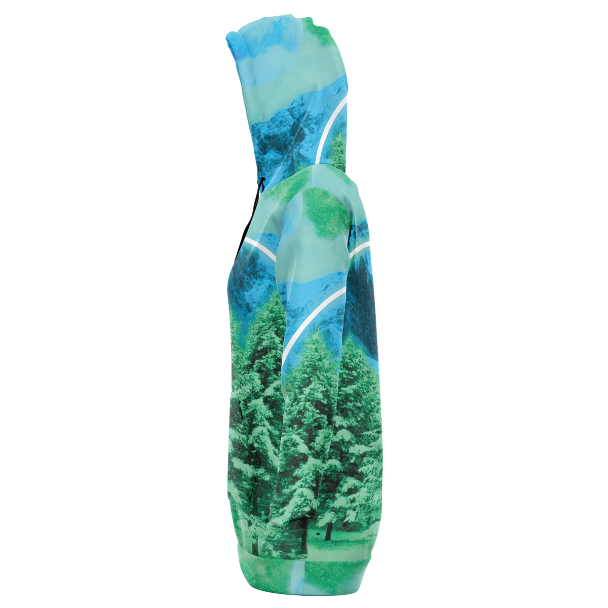 The Minty Wonderland Hoodie Dress