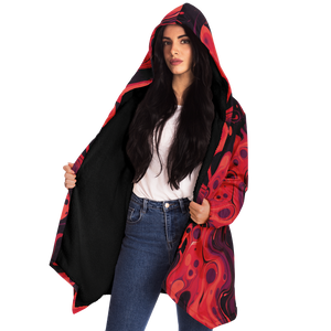 Scarlet Fusion Cloak (Black Fur)
