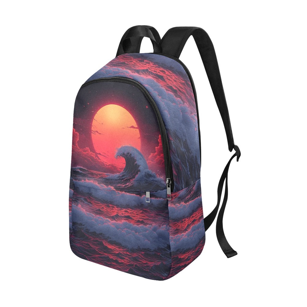 The Synthwave off Kanagawa Adventure Backpack