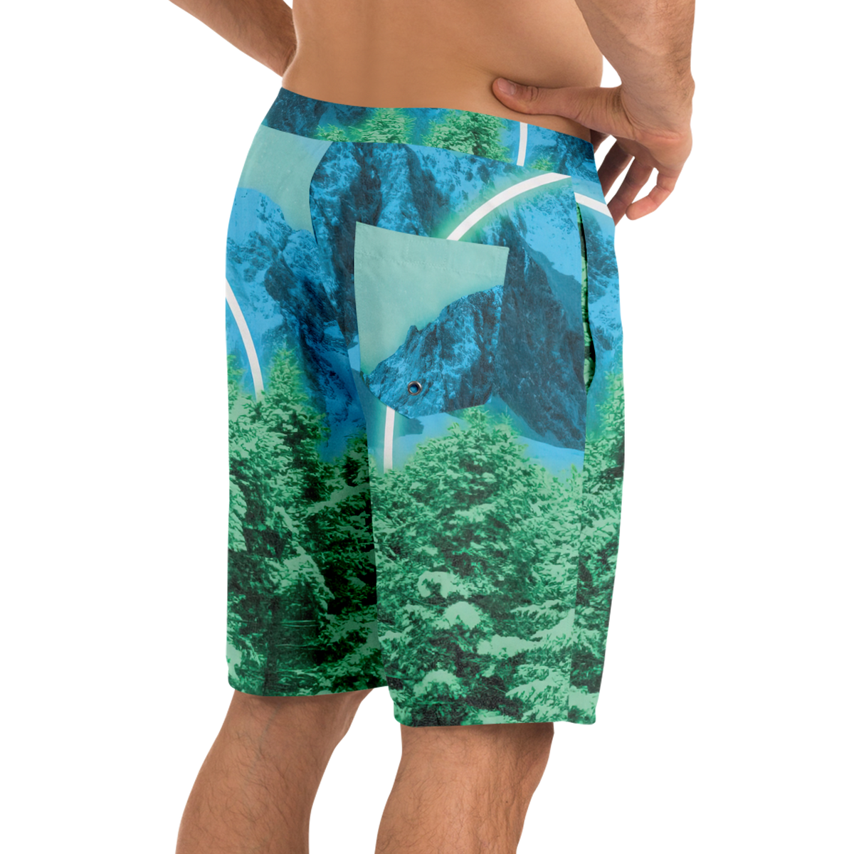 Minty Wonderland Board Shorts