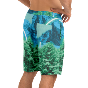 Minty Wonderland Board Shorts