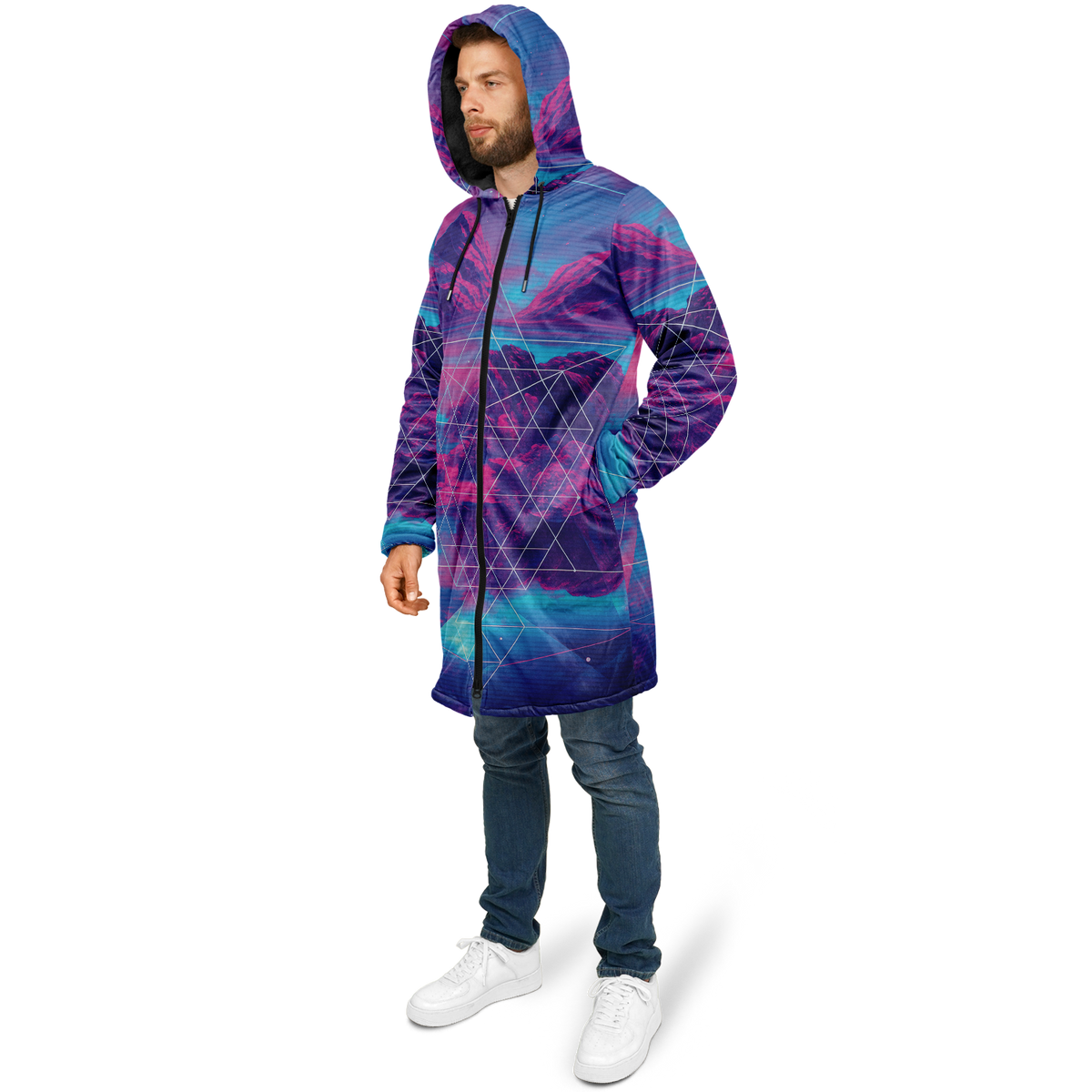 Liminal Zip Up Cloak