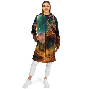 Cosmic Mirage Zip Up Cloak (Black Fur)