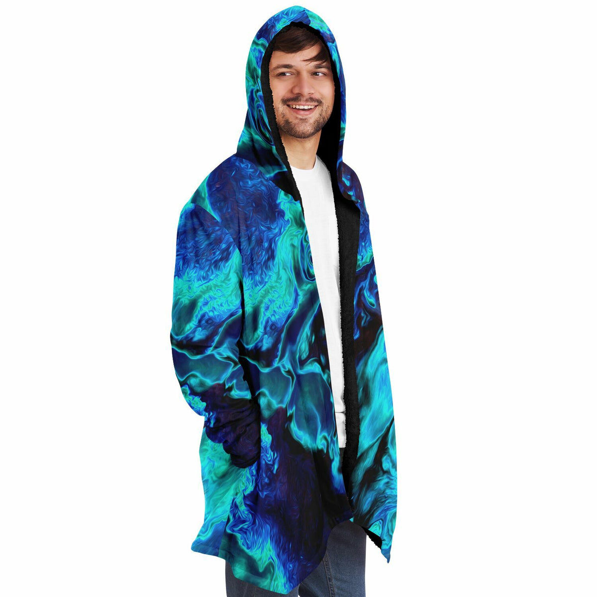 Enigma Sea Cloak (Black Fur)