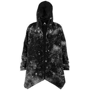 Dark Matter Cloak (Black Fur) - Festival Clothing, Rave Outfits, EDM Gear
