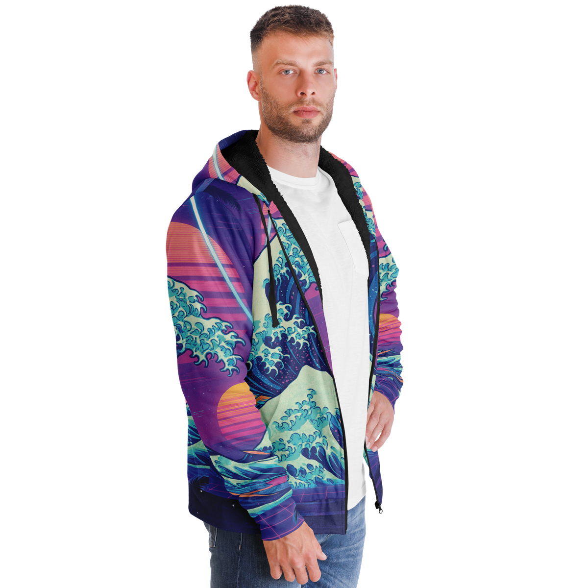 Neonami Sherpa Hoodie