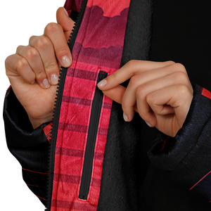 Nightfall Zip Up Cloak (Black Fur)
