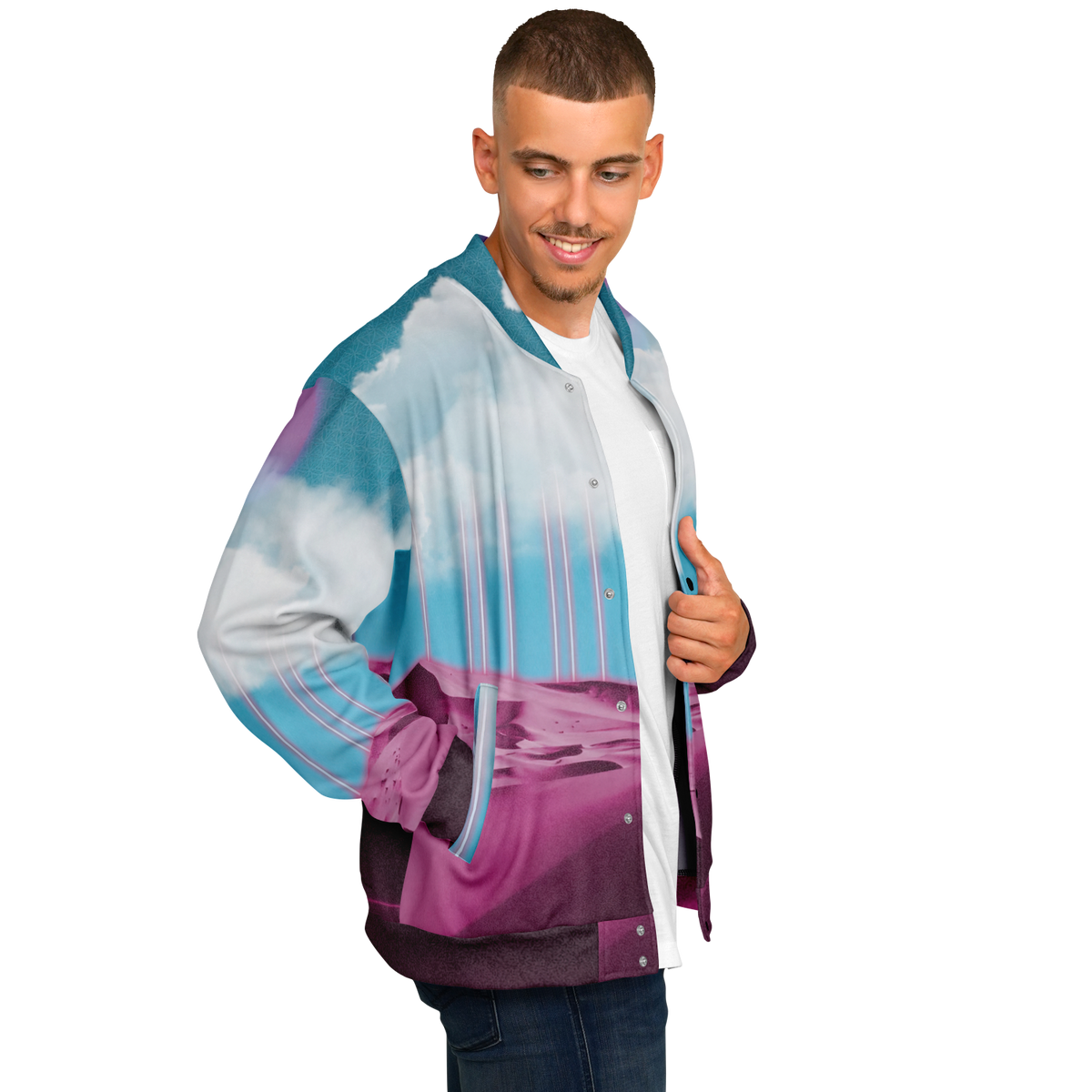 Electric Desert Varsity Jacket