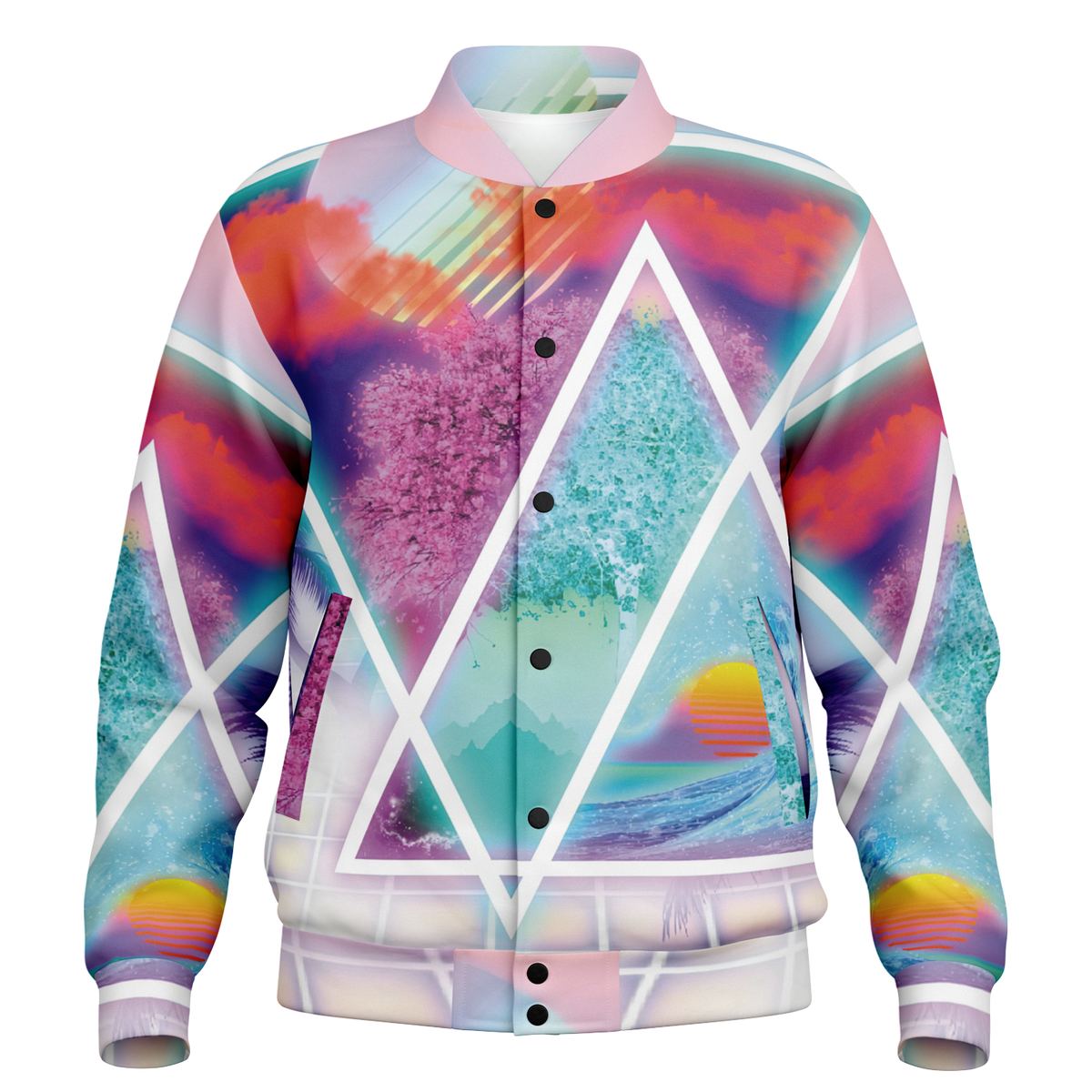 Dimensions Collide Varsity Jacket