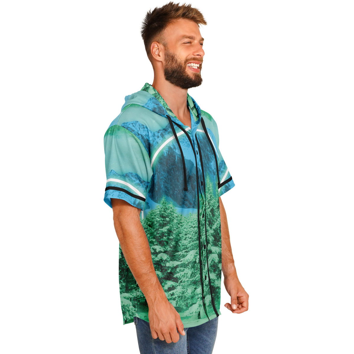 Minty Wonderland Hooded Jersey