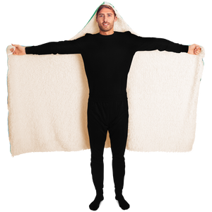 Minty Wonderland Hooded Blanket