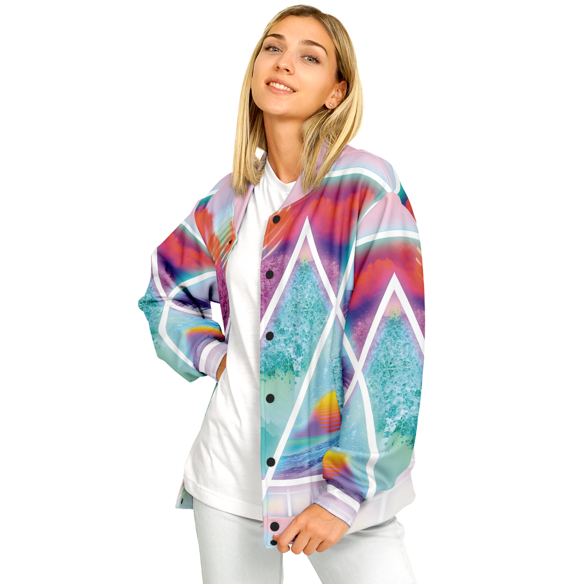 Dimensions Collide Varsity Jacket