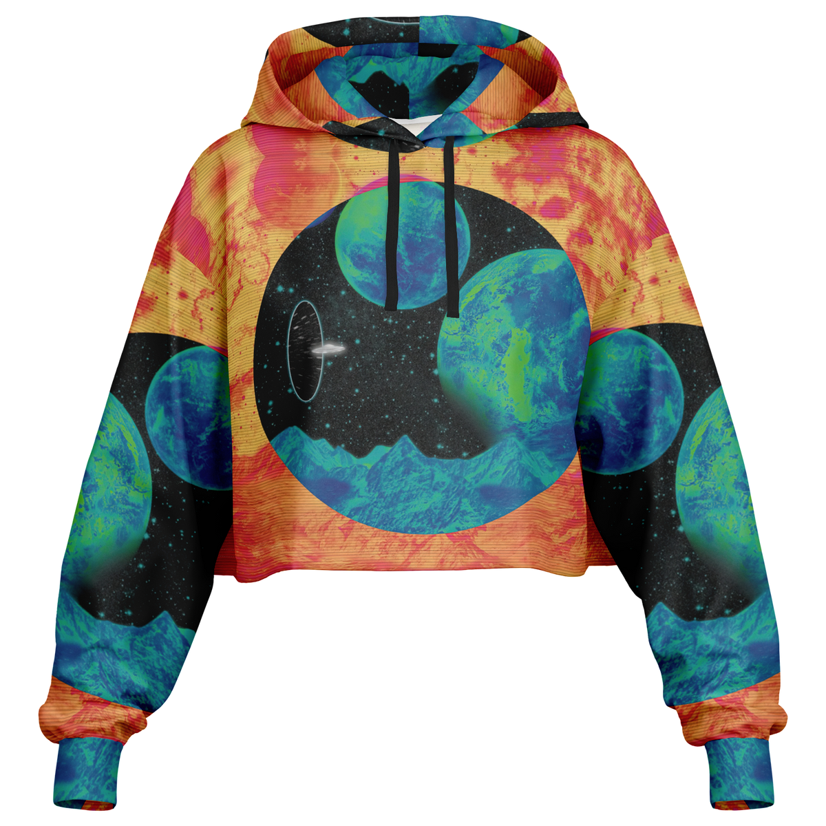 Juncture Cropped Hoodie