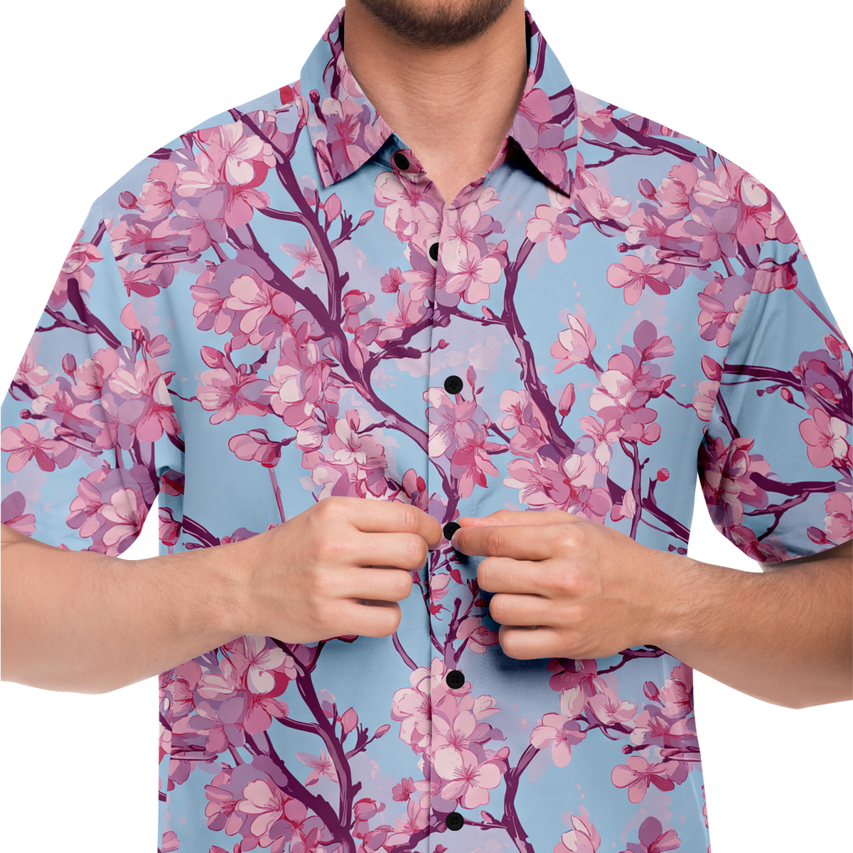 cherry blossom dress shirt Cherry Blossom Good Looks KUNUFLEX Dress Shirt