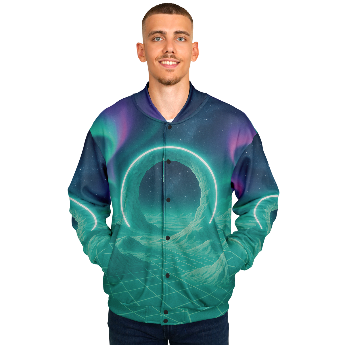 Astral Gateway Varsity Jacket