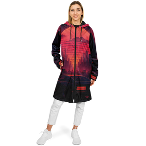 Nightfall Zip Up Cloak (Black Fur)