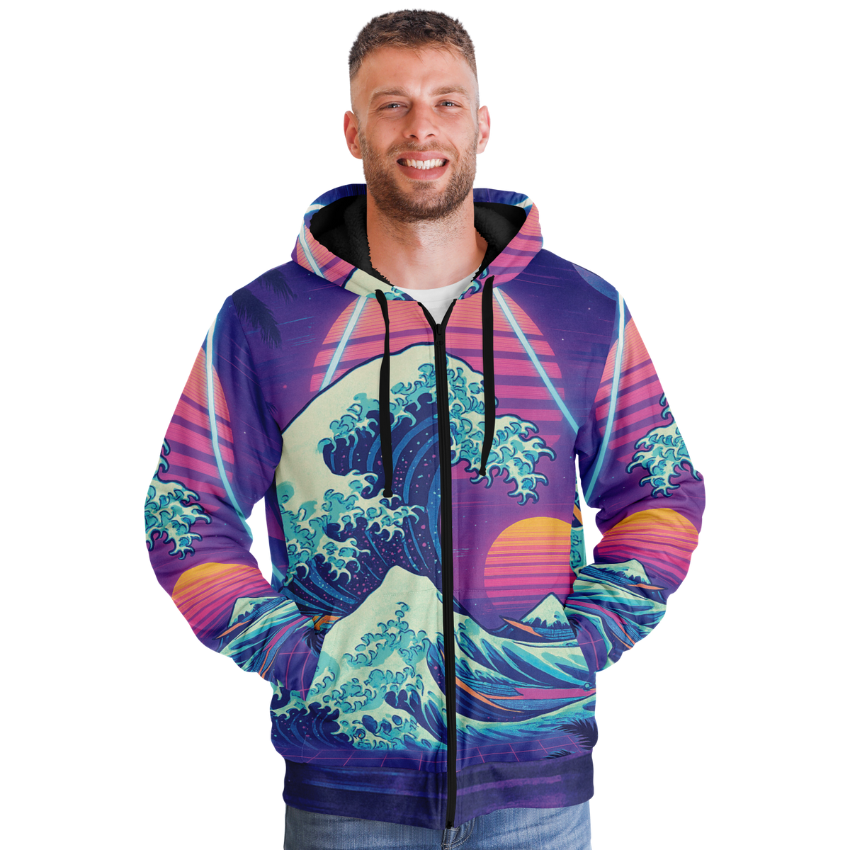 Neonami Sherpa Hoodie