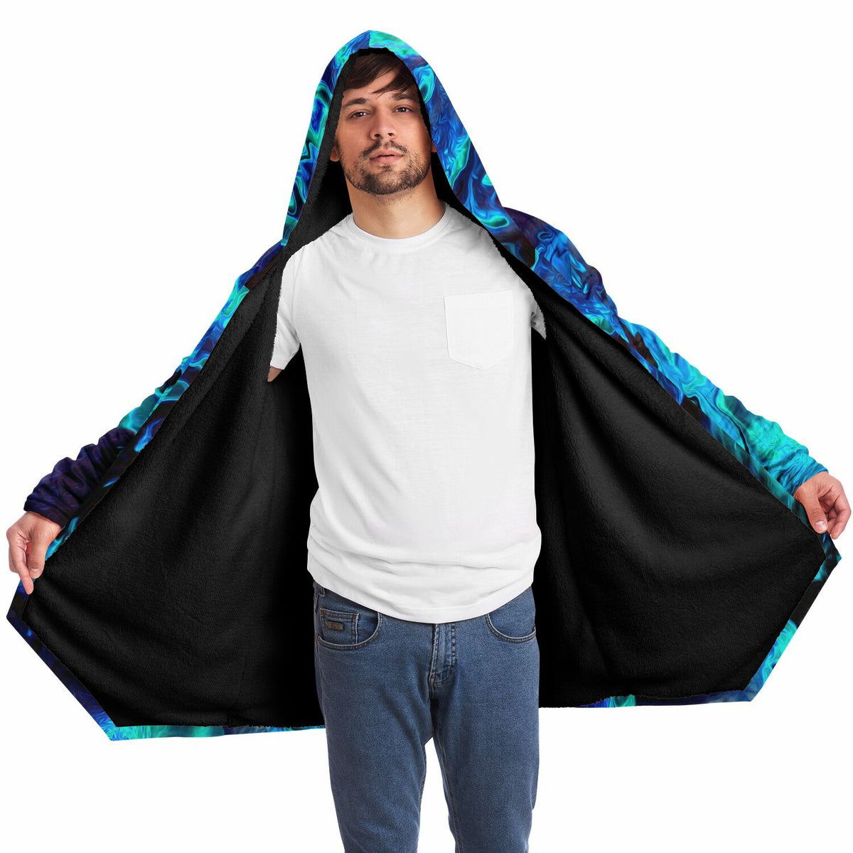 Enigma Sea Cloak (Black Fur)