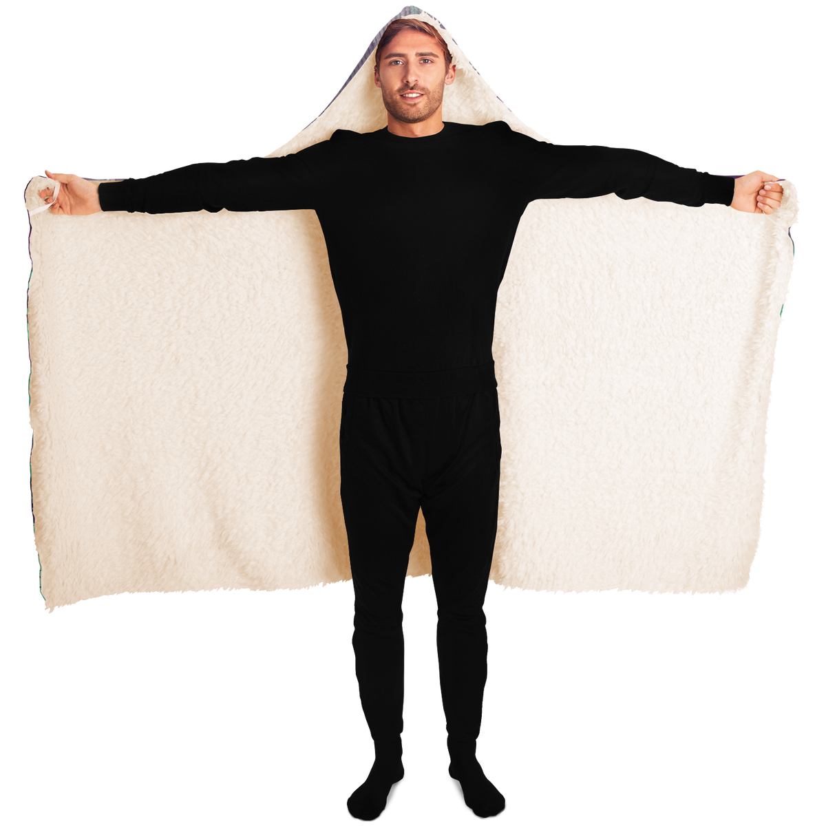 City of Radiance Hooded Blanket