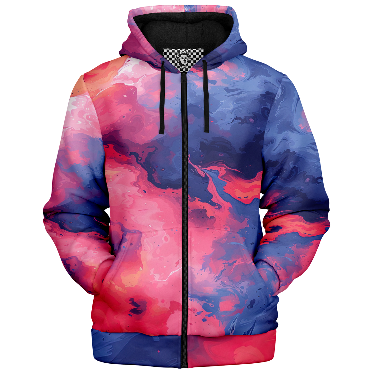 Quantum Tides Sherpa Hoodie