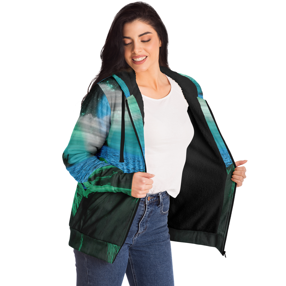 Emerald Canyon Sherpa Hoodie