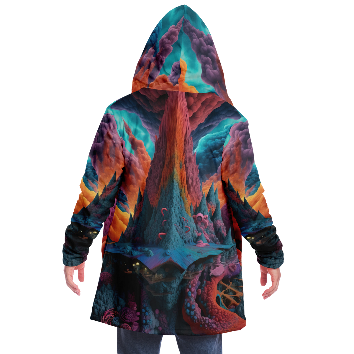 Surreal Summit Cloak (Black Fur)