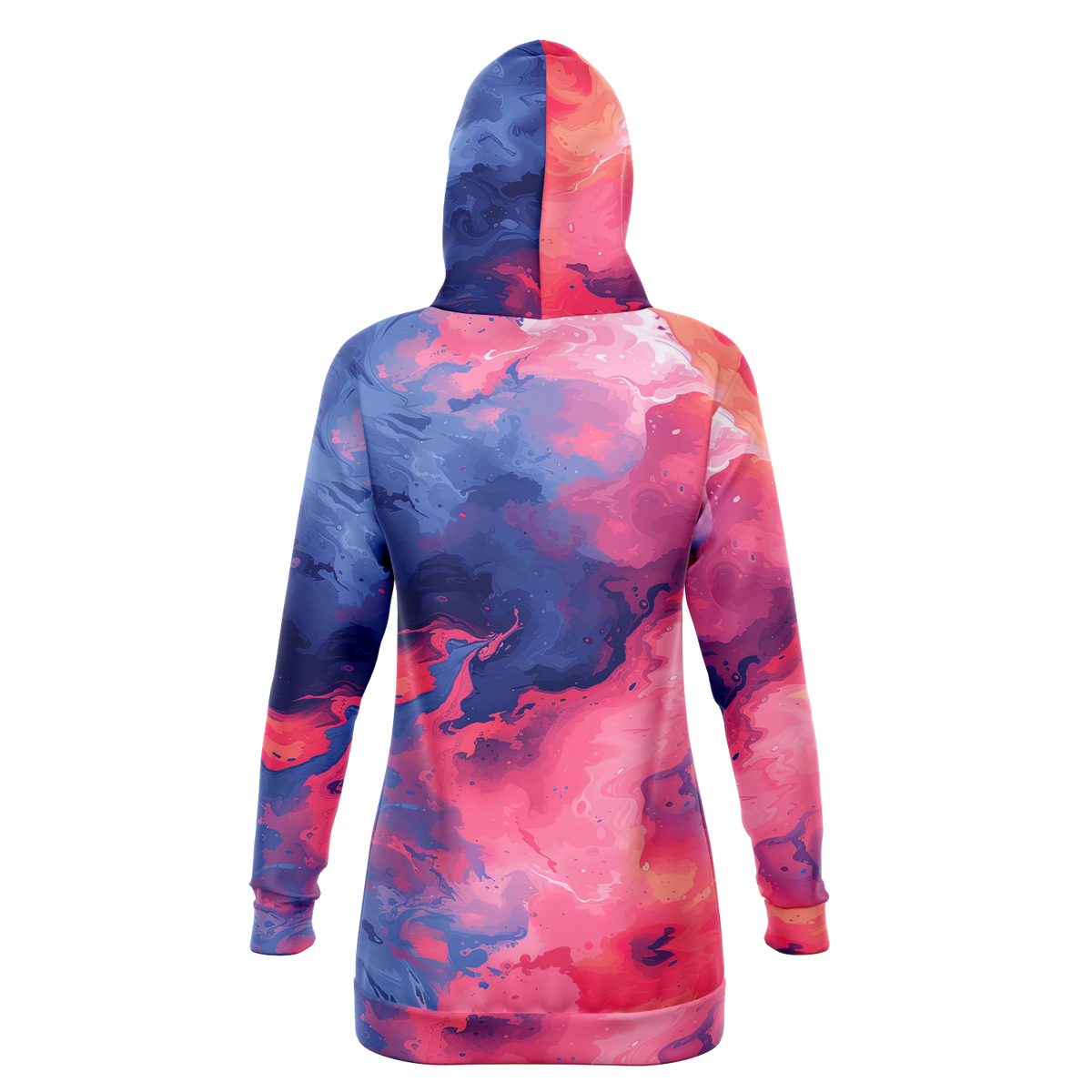 Quantum Tides Hoodie Dress