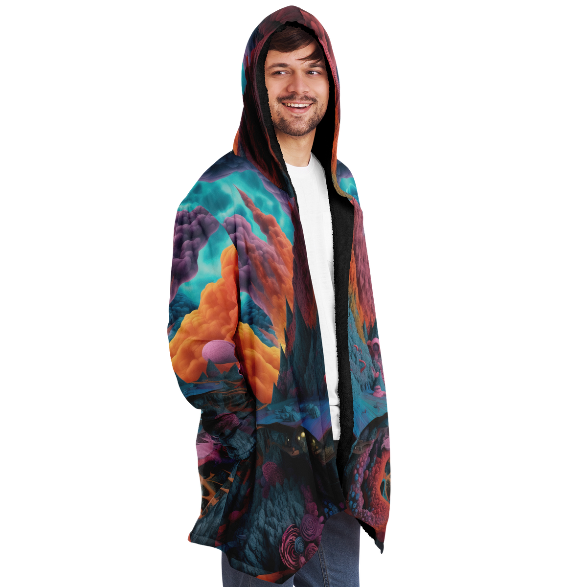 Surreal Summit Cloak (Black Fur)