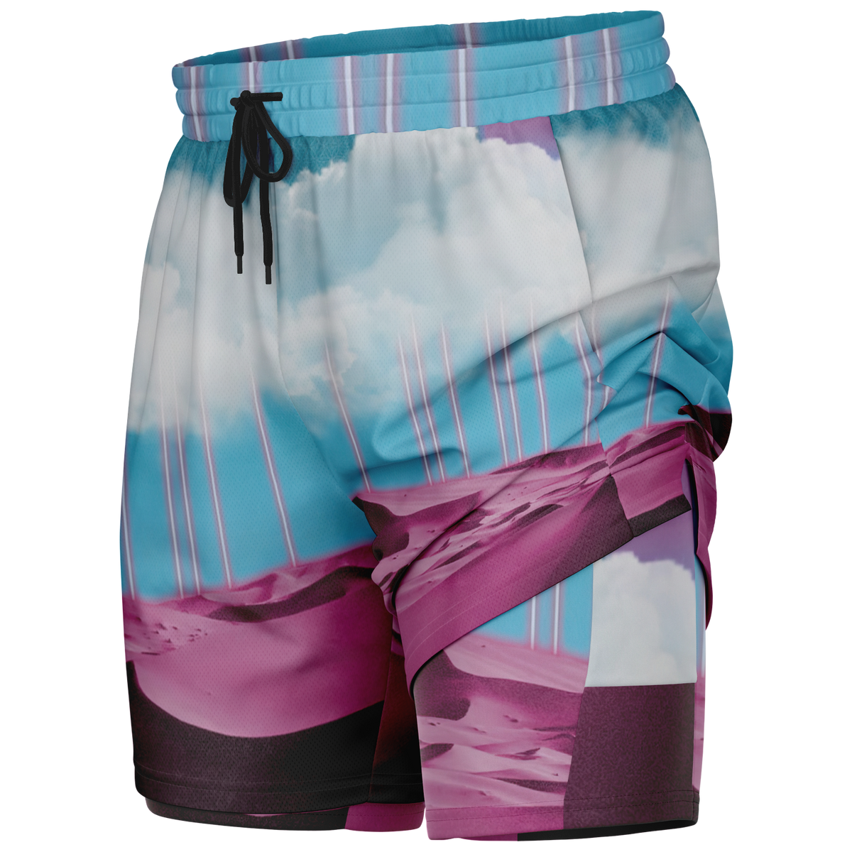 Electric Desert Men's 2 in 1 Shorts