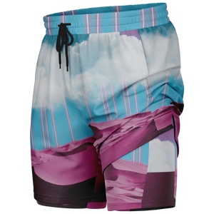 Electric Desert Men's 2 in 1 Shorts