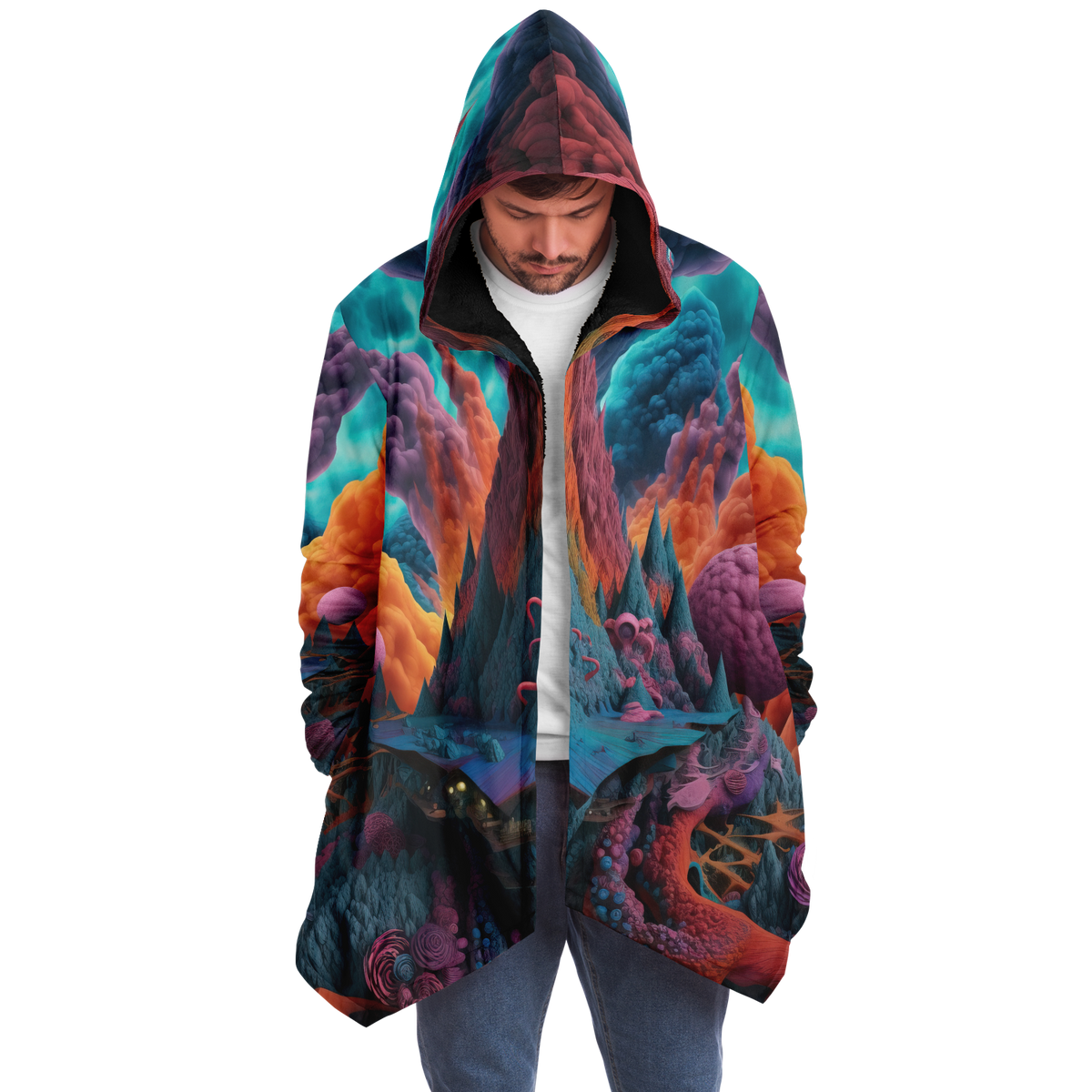 Surreal Summit Cloak (Black Fur)