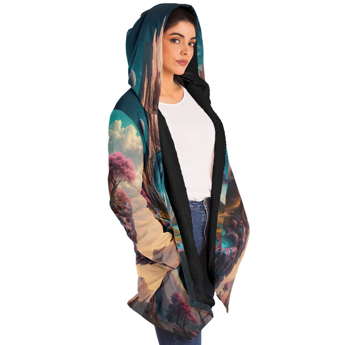 Dream Isle Cloak (Black Fur)