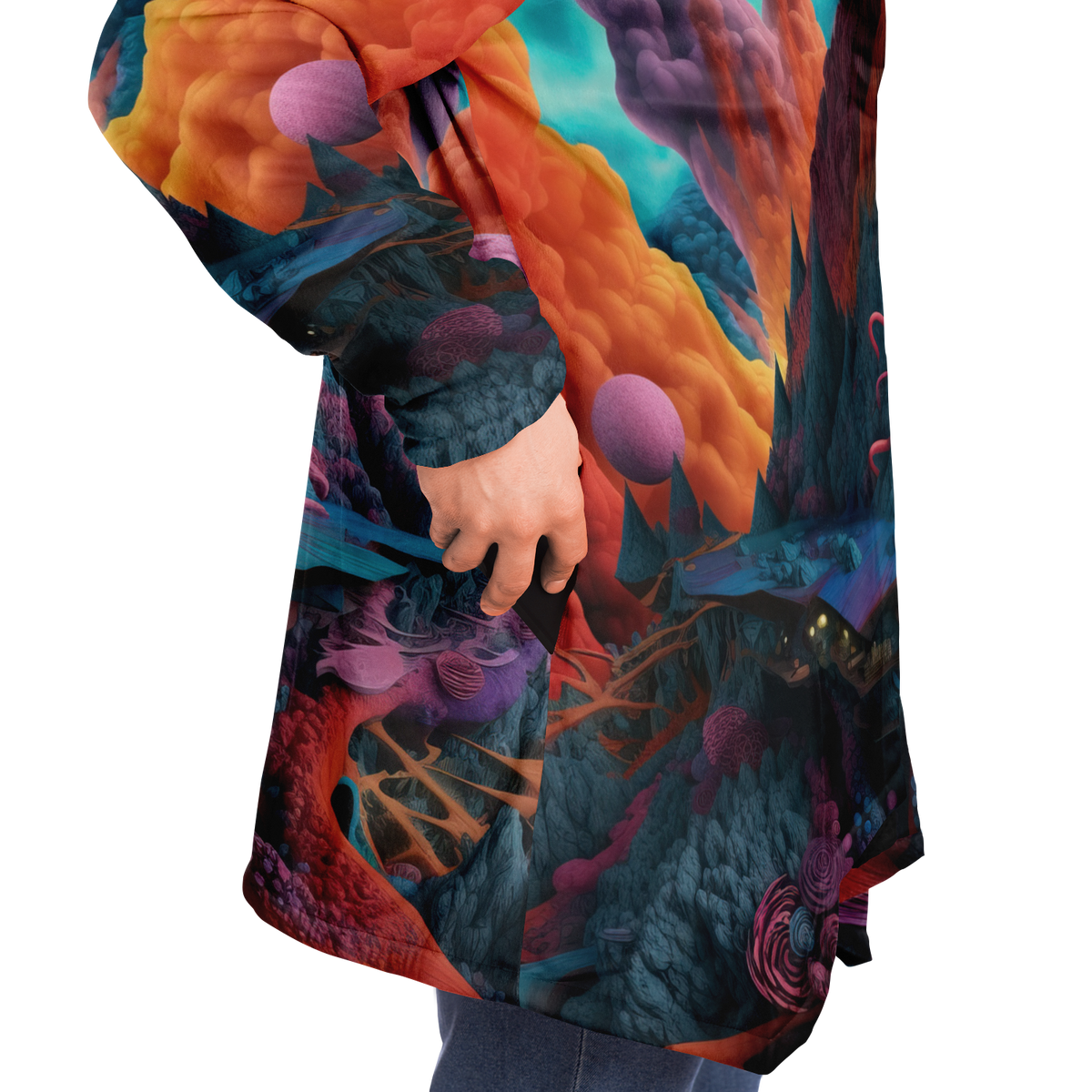 Surreal Summit Cloak (Black Fur)
