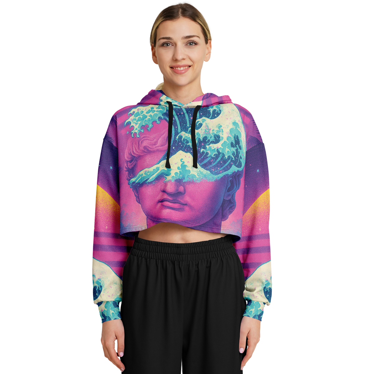 Tidalus Cropped Hoodie