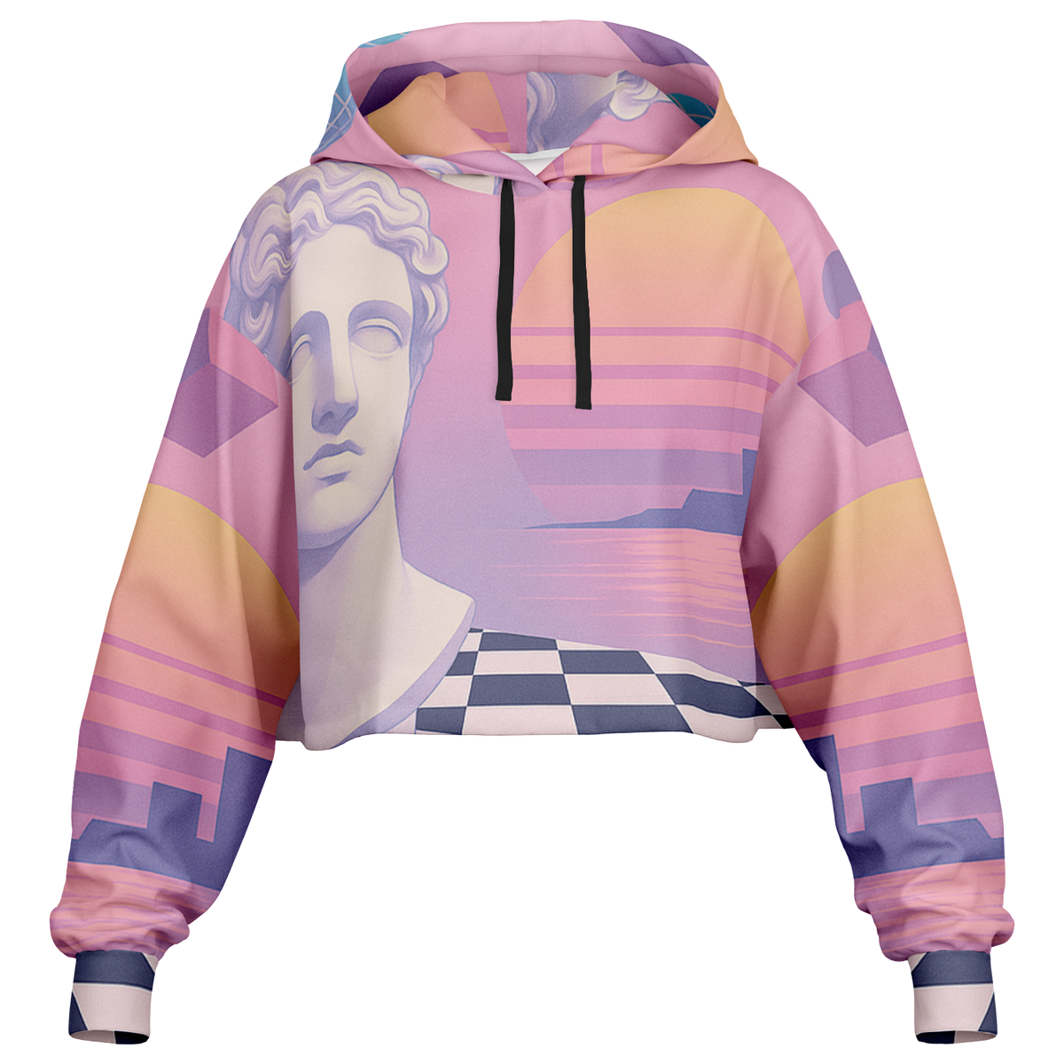 Corinthian Cropped Hoodie