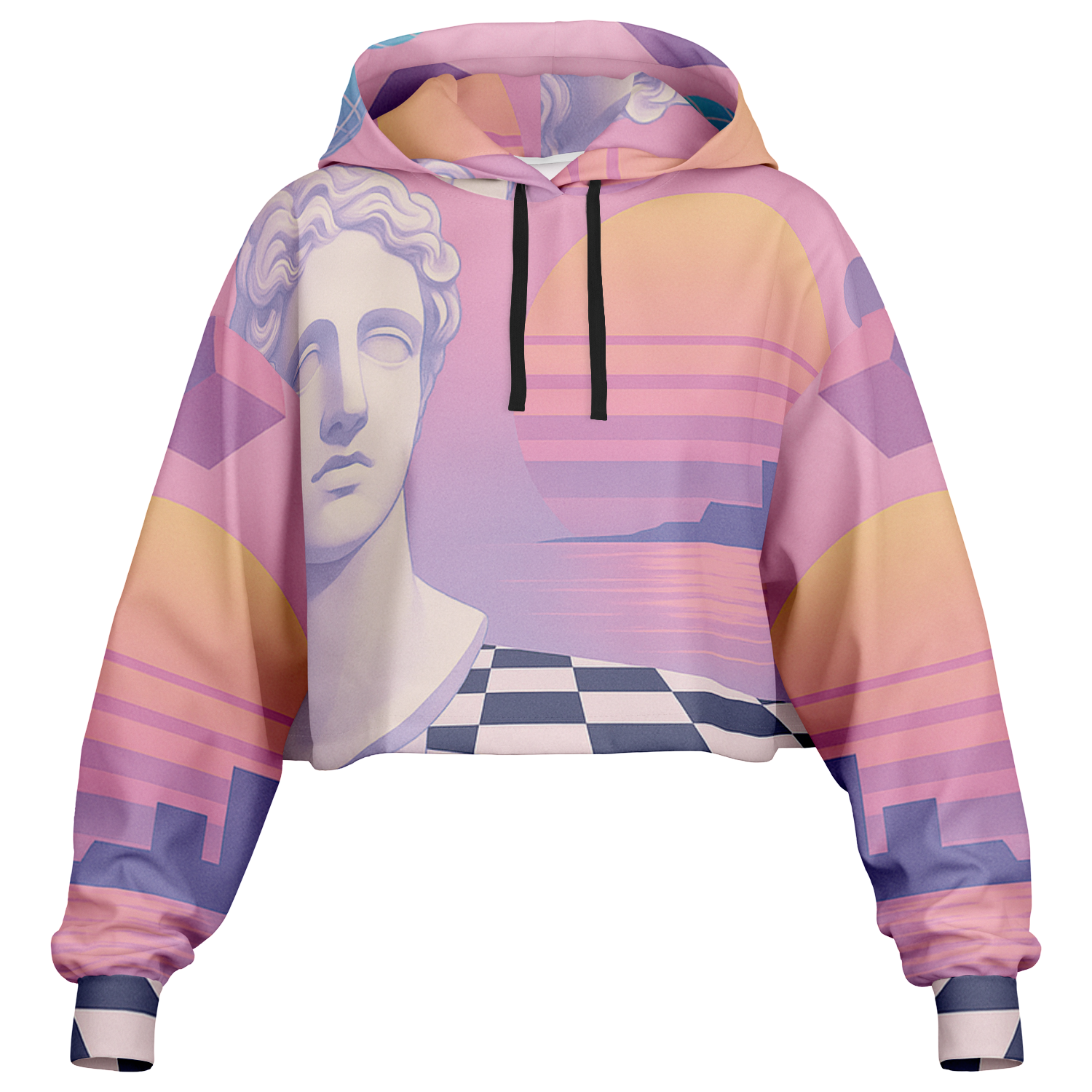 Corinthian Cropped Hoodie