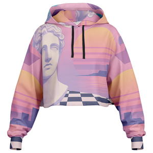 Corinthian Cropped Hoodie