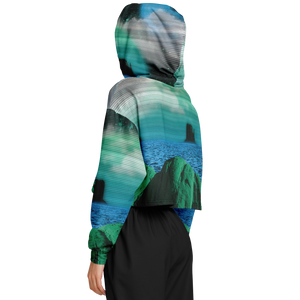 Emerald Canyon Cropped Hoodie