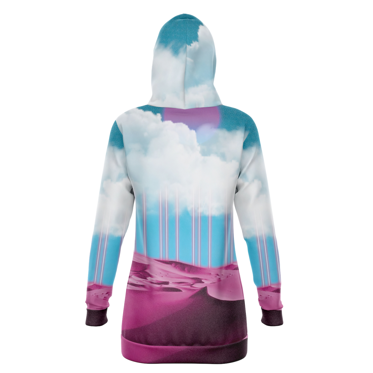Electric Desert Hoodie Dress